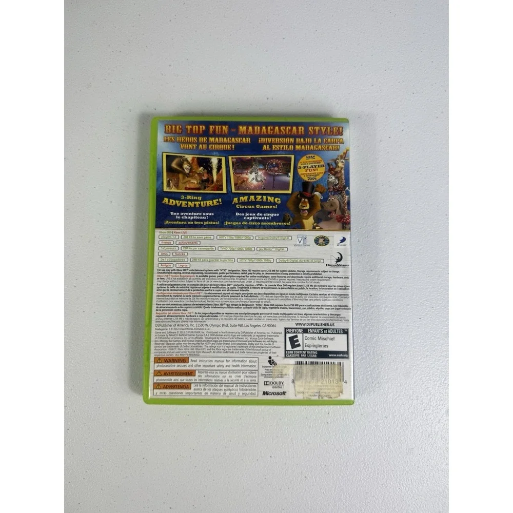 Xbox 360 Madagascar 3 The Video Game